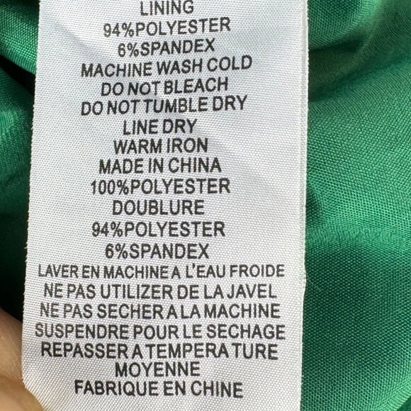 Trina Turk Palm Colony Dress Green Floral Lace Cocktail Party Dinner Nwot 2XL - Picture 13 of 13